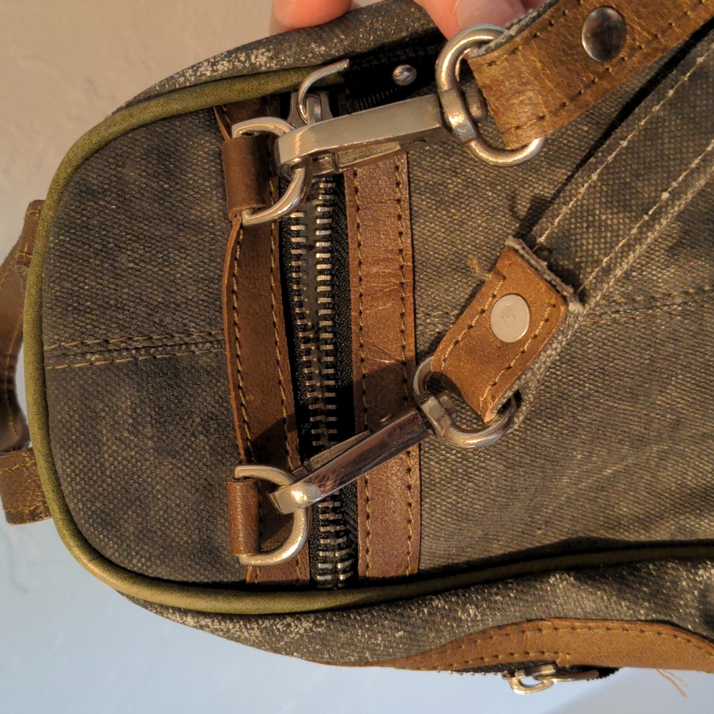 Distressed Studded Mona B mini backpack purse - Picture 8 of 8